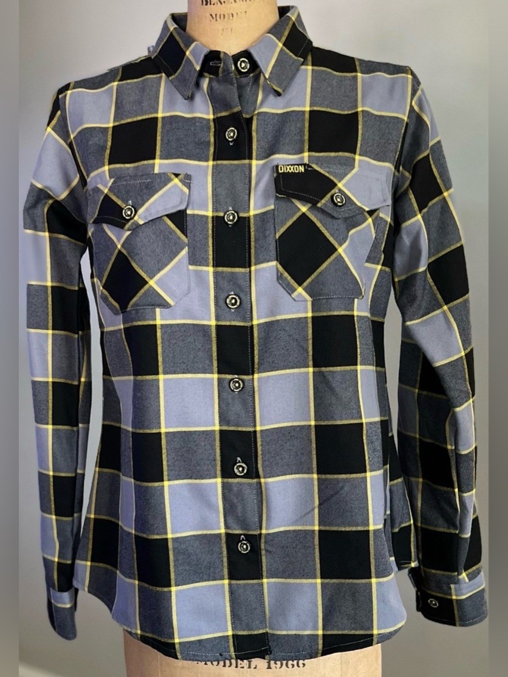 DIXXON The Bolt Flannel Plaid Shirt M